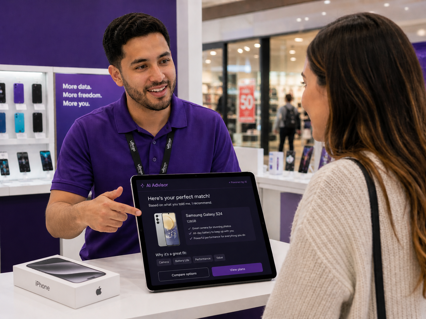 AI-Augmented Plan Assembly for Wireless Sales Reps